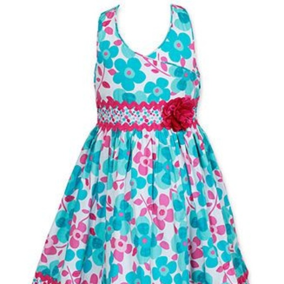 Sweet Heart Rose Other - 👗👗NWT- Girls Floral Polka Dot Halter Dress